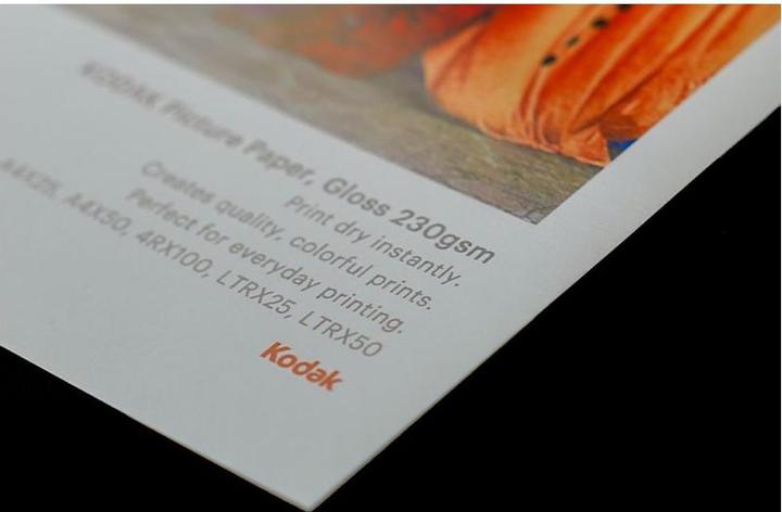 Actual product image Kodak Picture Paper 230g 11.8 mil Glossy 4/6x100 (9891267) (230 g/m², 21 x 29.7 cm, 50 x)