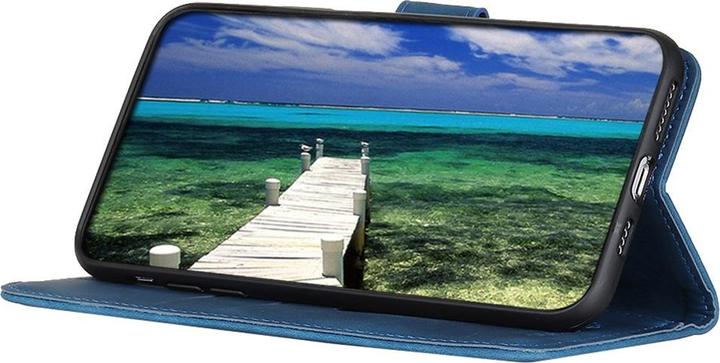 Actual product image Cover-Discount Xiaomi Redmi Note 11 / 11S - leather case cover blue (Xiaomi Redmi Note 11)