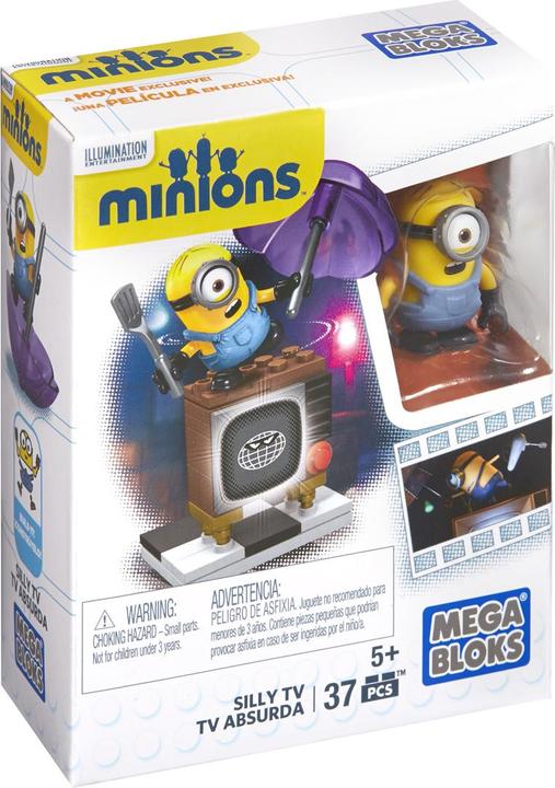 Actual product image Mega Bloks Despicable Me - Minions Movie Fun Packs - TV Set