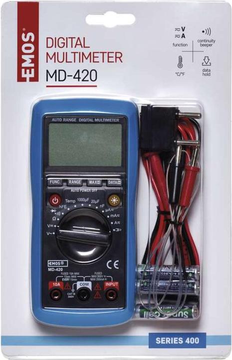 Actual product image Emos Multimeter MD-420