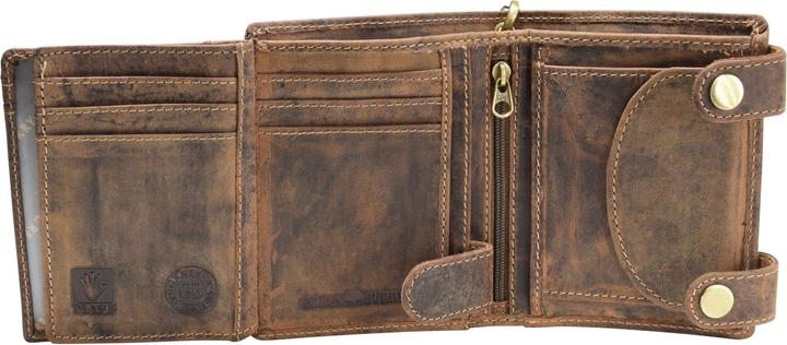 Produktbild Greenburry Vintage Indian Geldbörse Leder 10 cm