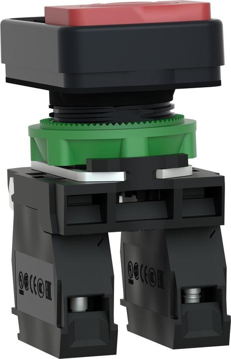 Actual product image Schneider Electric Pushbutton Dble Green I Red O 1NO/1NC
