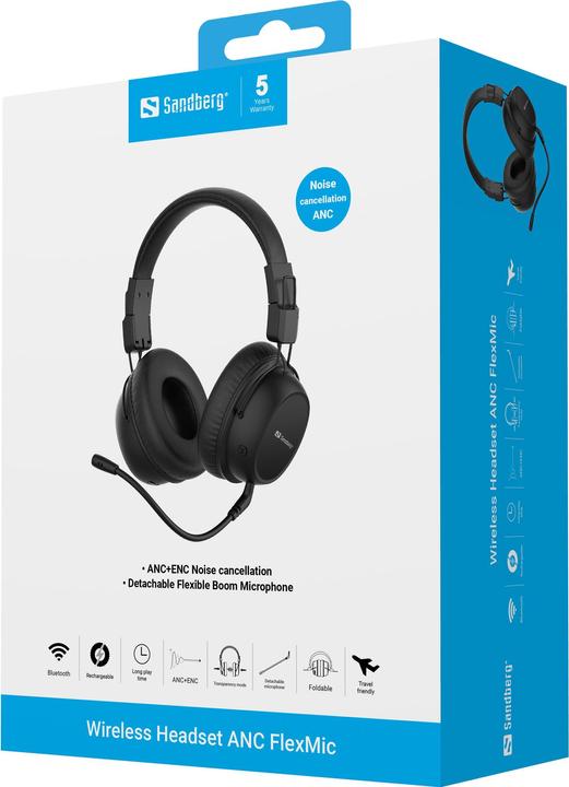 Actual product image Sandberg ANC FlexMic (Wireless, USB-C)