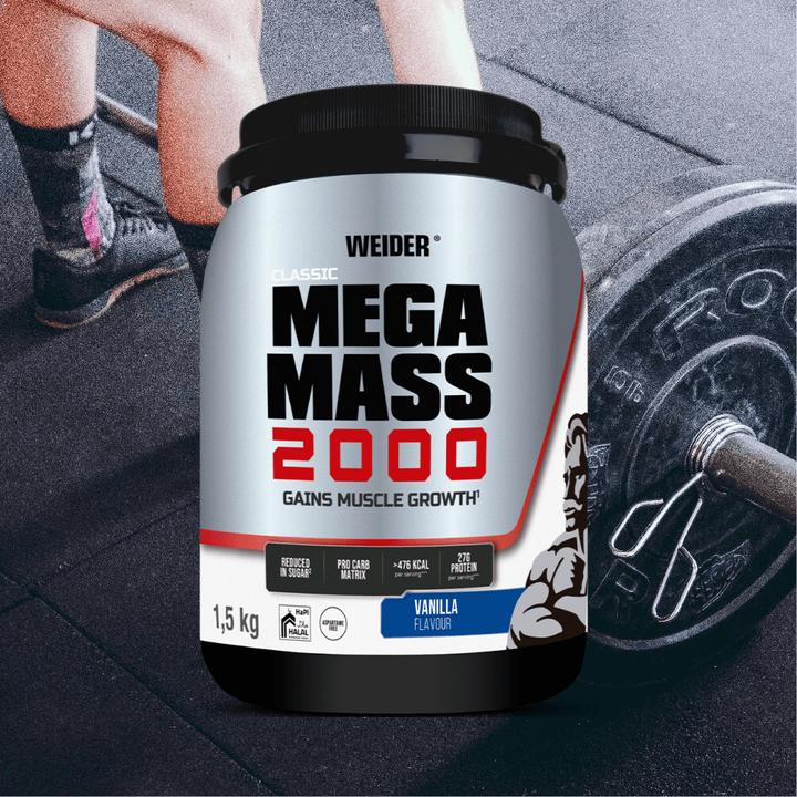 Image du produit Weider Mega Mass 2000 (Vanille, 1 pcs, 1500 g)