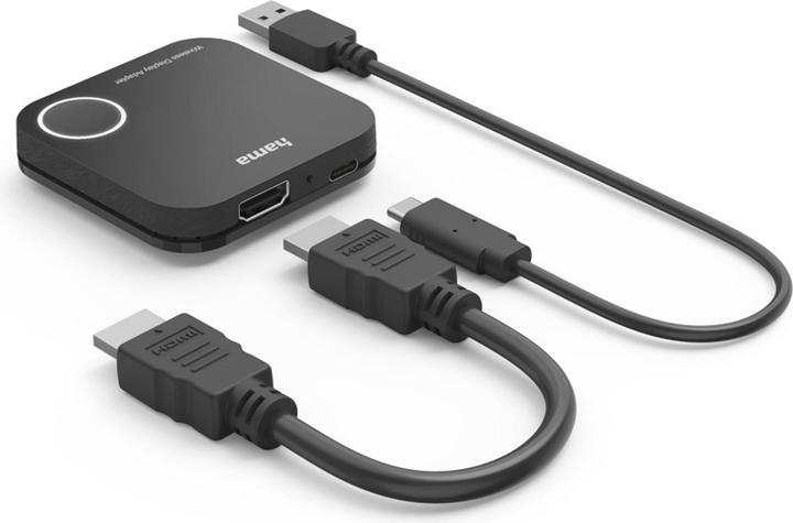Produktbild Hama Wireless-Display-Adapter, HDMI™, Full-HD 1080p, inkl. Kabel (USB Typ-C, HDMI)