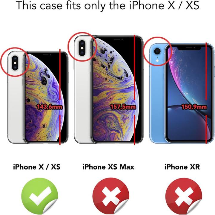 Produktbild Nalia (2-Pack) Schutzglas (2 Stück, Apple iPhone XS, Apple iPhone 11 Pro, Apple iPhone X)
