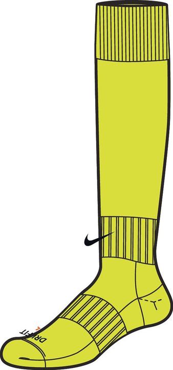 Produktbild Nike Erwachsene Classic II Cushion Fussballstutzen, Volt/Black, L/EU 42-46 (L)