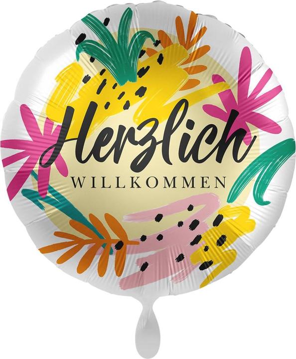 Produktbild Premioloon Herzlich Willkommen Aloha Ballon