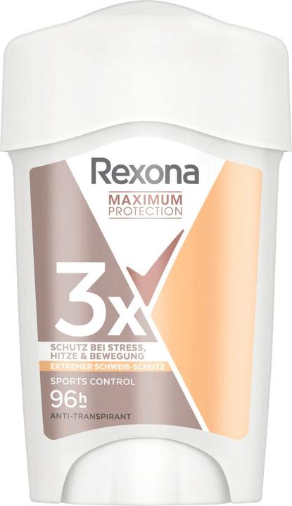 Rexona Maximum Protection Deocreme Deodorant Antitranspirant Sports Control - 45 Ml (Stick, 45 ml)