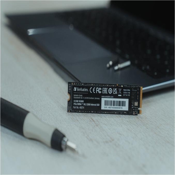 Actual product image Verbatim Vi3000 (512 GB, M.2 2280)
