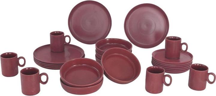 Immagine prodotto Bormioli Rocco Porzellanservice Mika 24 teilig bordeaux (24 Pezzo/i)