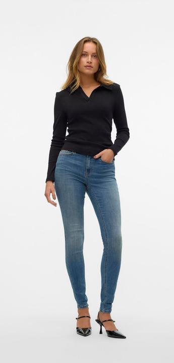 Actual product image Vero Moda VMFLASH Mid Rise Skinny Fit Jeans Skinny Jeans (30)