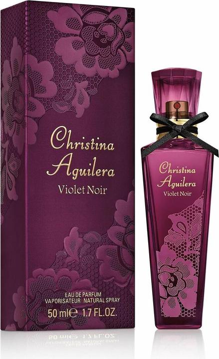 Christina Aguilera viola noir