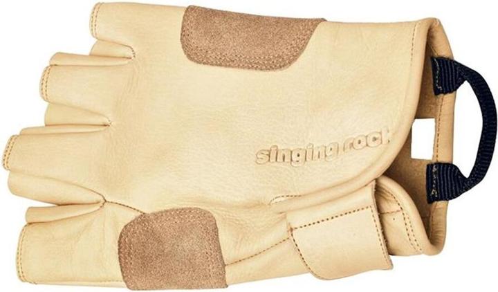 Produktbild Singing Rock Lederhandschuhe ohne Fingerkuppen Grippy 3/4 (10)