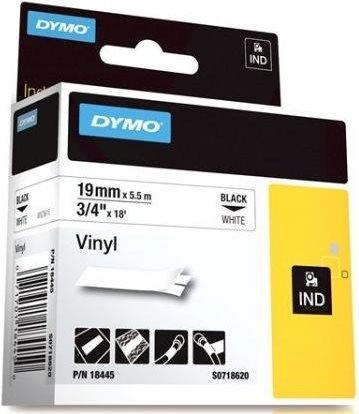 Produktbild Dymo Rhino Vinylband, schwarz (1.90 cm, Weiss)