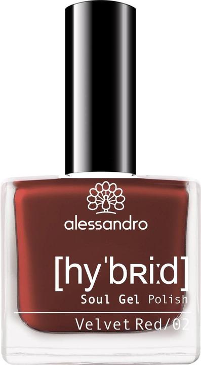 Produktbild Alessandro Nagellack Hybrid 115 Velvet Red (115 Velvet Red, Gel-Effekt Nagellack)