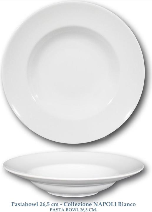 Actual product image Saturnia Porcelain Pasta Plate, 26.5cm (1 x, 26.50 cm)
