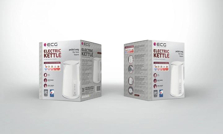 Actual product image ECG RK 1893 Digitouch electric kettle White (1.70 l)