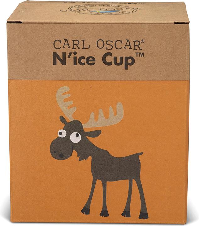 Actual product image Carl Oscar Nice Cup ™ L Orange-Moose breakfast container with cooling insert