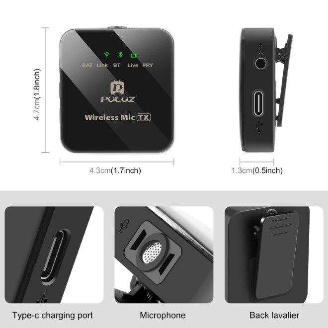 Image du produit Puluz Micro-cravate double Lightning