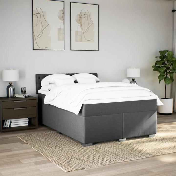 Immagine prodotto VidaXL Bo x letto a molle con materasso 160 x 200 cm in tessuto (160 x 200 cm, 160 x 200 cm)