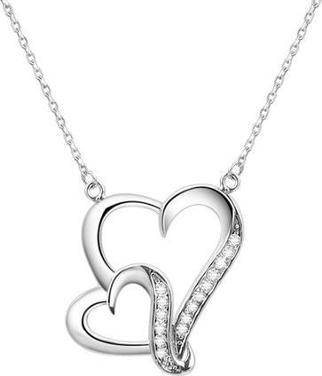 Produktbild Beneto Silver necklace with heart AGS291 / 48 (L)