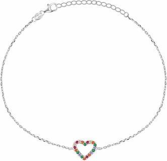 Produktbild Brilio Silver - Charming silver heart bracelet BRC39WB
