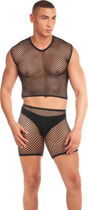 Actual product image René Rofé Net-Bula Three-Piece Set - Black (L, XL)