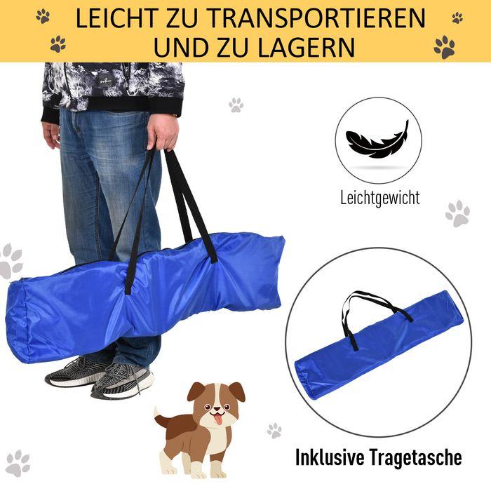 Immagine prodotto Swisshandel24 Set agilità per cani 3 in 1 per l'addestramento giallo (Destrezza)