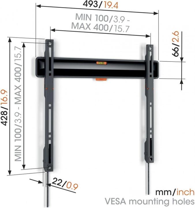 Produktbild Vogels TVM 3405 (Wand, 77", 50 kg)