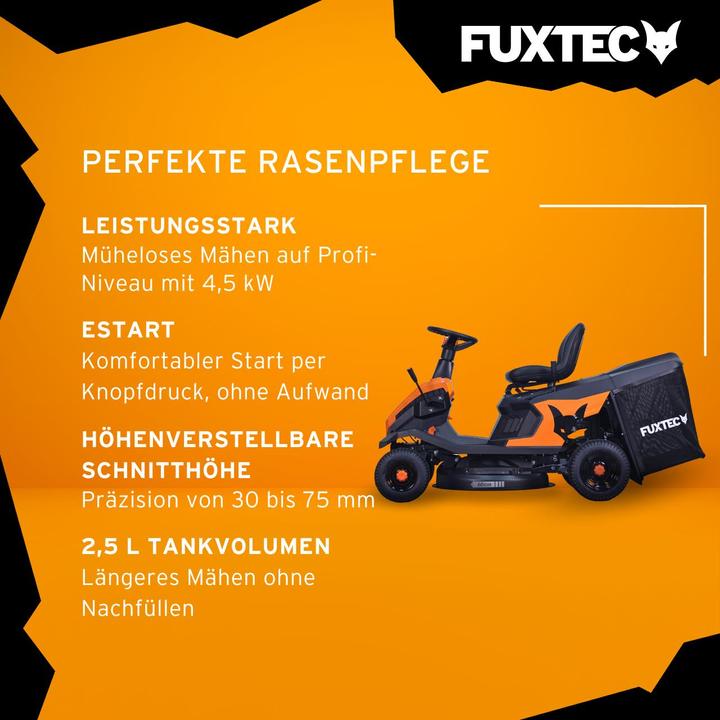 Produktbild Fuxtec Aufsitzmäher FX-RMR66 (Benzinbetrieb)
