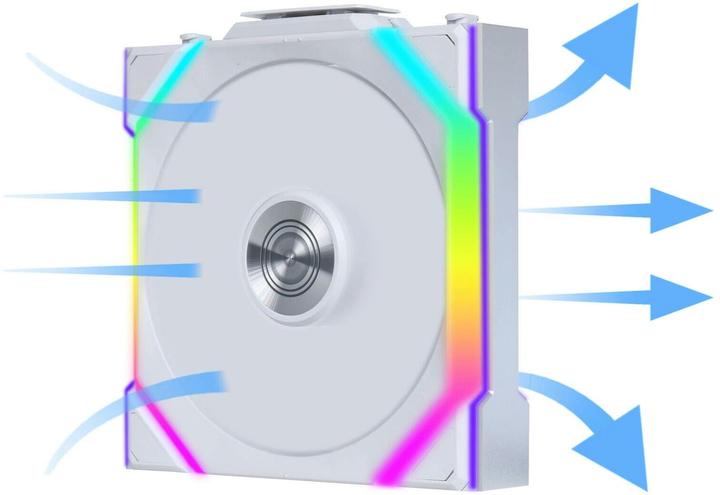 Actual product image Lian-Li UNI FAN SL Wireless ARGB PWM fan, 3-pack incl. controller - 120 mm, white (120 mm, 3 x)