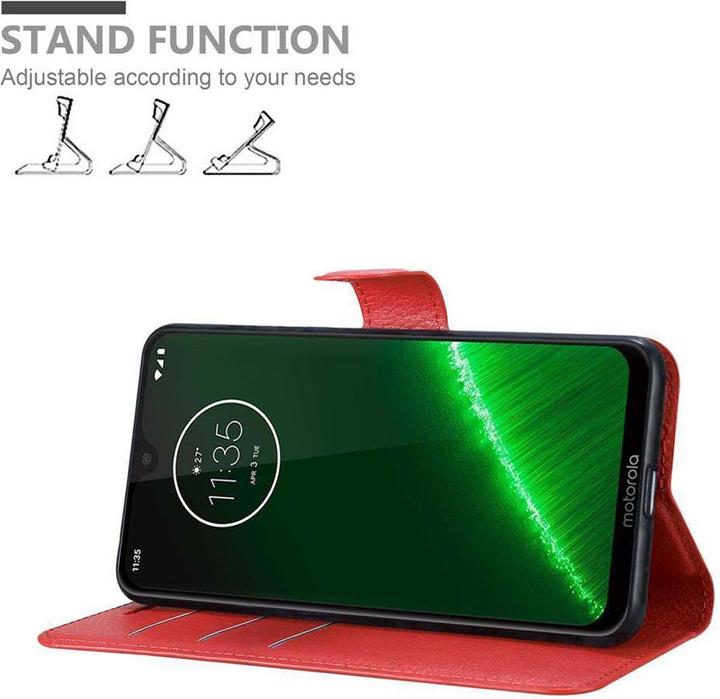 Productafbeelding Cadorabo Boek met kaft met standfunctie (Motorola Moto G7)