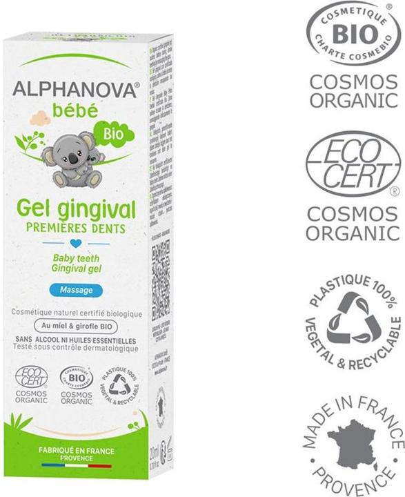 Produktbild Alphanova BB Zahngel erste Zähne Bio Gel (20 ml)