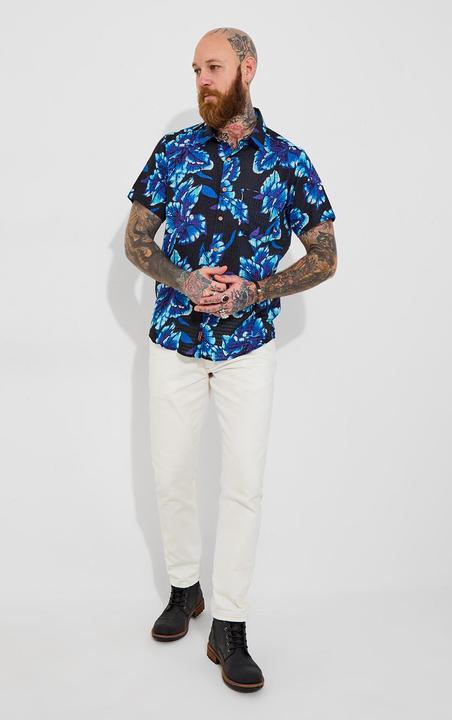 Produktbild Joe Browns Lightweight Textured Floral Short Sleeve Shirt (L)