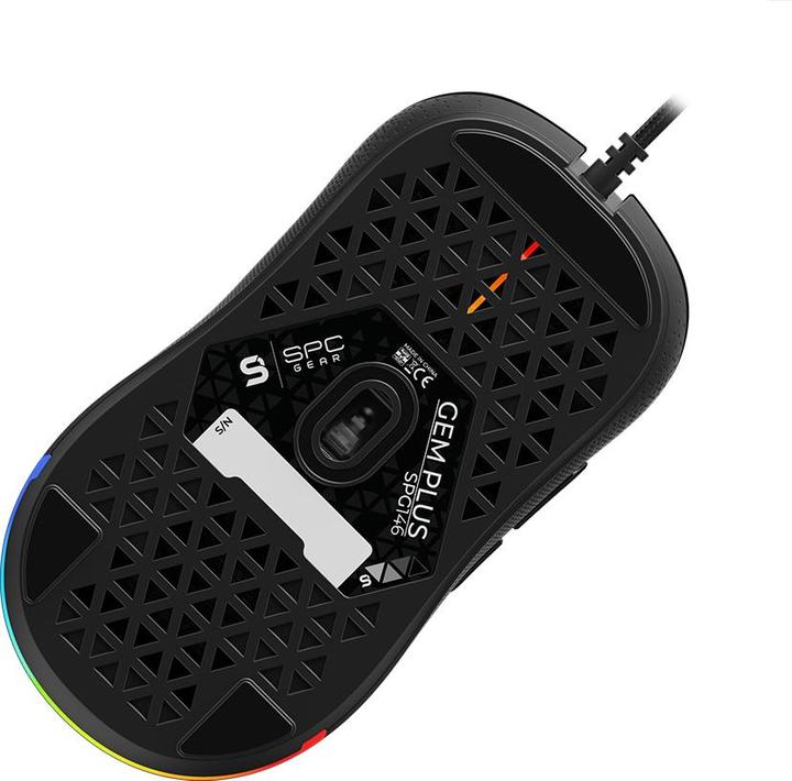 Actual product image SPC Gear GEM Plus Mouse (Cable)