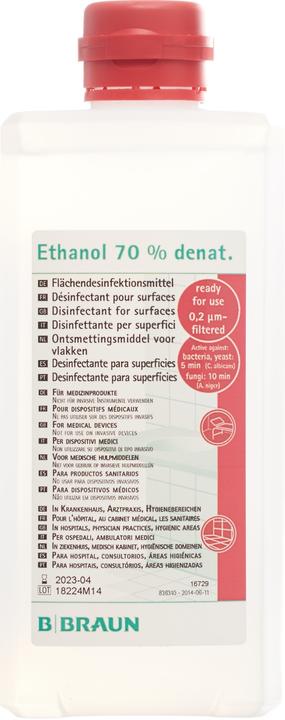 Actual product image Braun Ethanol 70 % (500 ml)