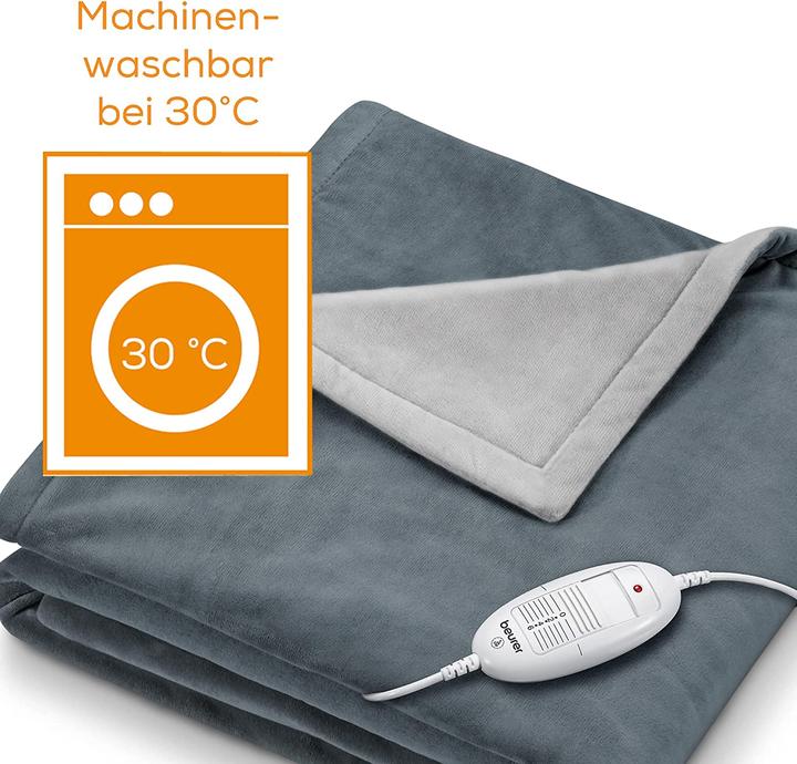 Actual product image Beurer HD 75 Dark Grey (130 x 180 cm)