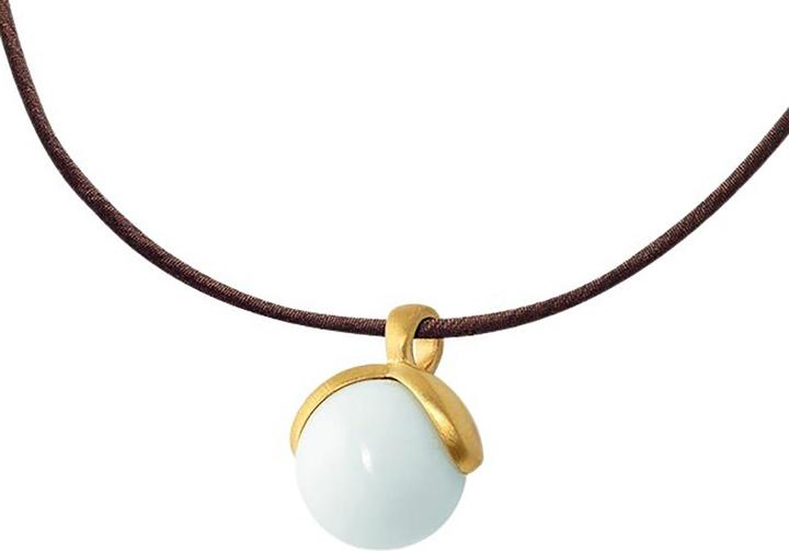 Immagine prodotto Xen Ciondolo con sfera in ceramica bianca da 12 mm (Acciaio inossidabile)