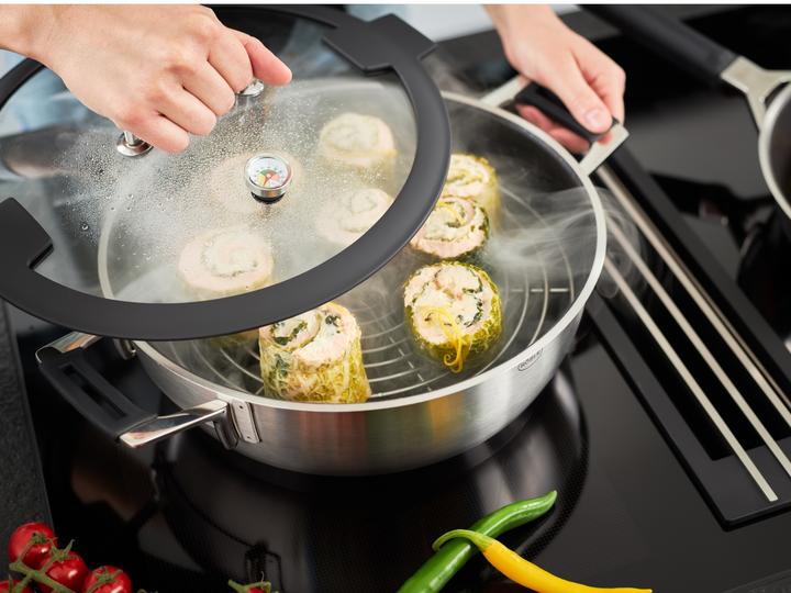 Immagine prodotto Rösle Vaporetto Silence PRO Aroma Ø28cm (28 cm, Cucina a vapore, Acciaio inossidabile)
