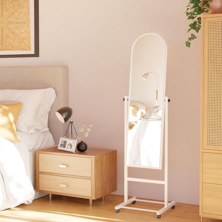 Image du produit CLP Miroir sur pied Evoir, blanc