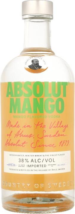 Absolut MANGO Flavored Vodka 38% Vol. 0,7l
