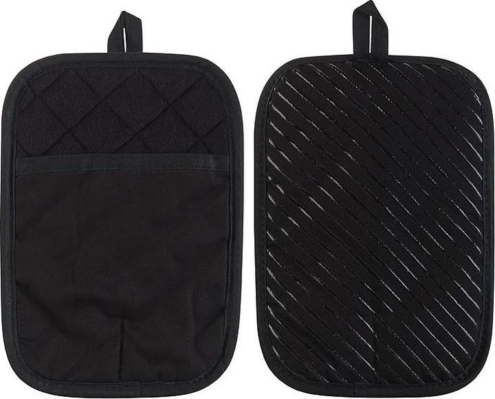 Immagine prodotto Rosenstein & Söhne Set di 4 guanti da forno antiscivolo in silicone e porta pentole XL (Materiale di base: 100 % poliestere, Imbottitura: cotone riciclato, Materiale della tomaia: 100 % cotone con profilo in silicone)