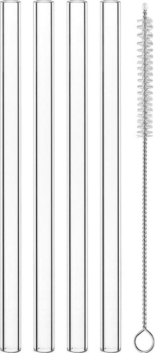 Image du produit Nachtmann Paille en verre courte Set/4 avec brosse (4 x)