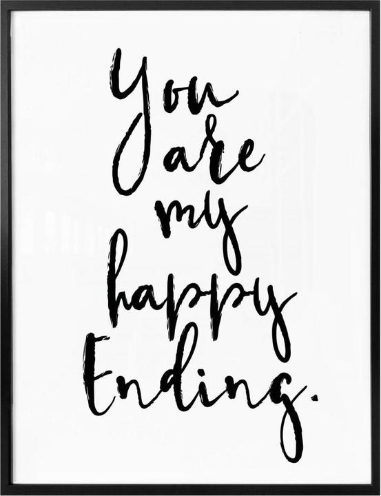 Actual product image Trenddeko You are my happy ending (40 x 50 cm)