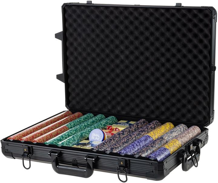Produktbild FTM Poker Set PRO 1000 Chips Black Edition