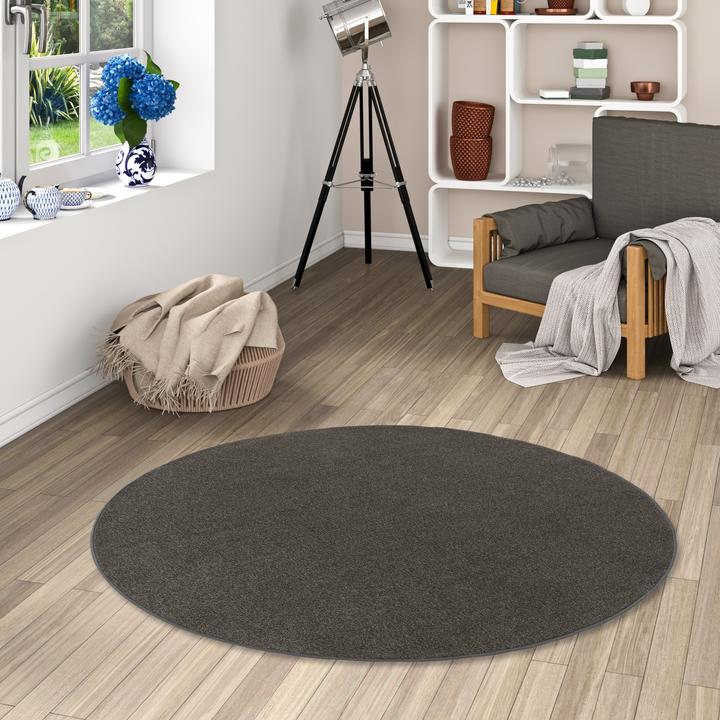 Produktbild Snapstyle Trend Velours Teppich Joy Rund (160 x 160 cm)