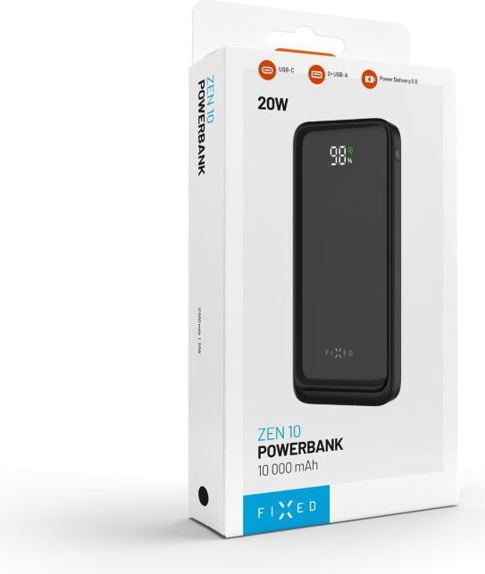 Actual product image Fixed Zen2 10, PD 20W, 10 000 mAh, black