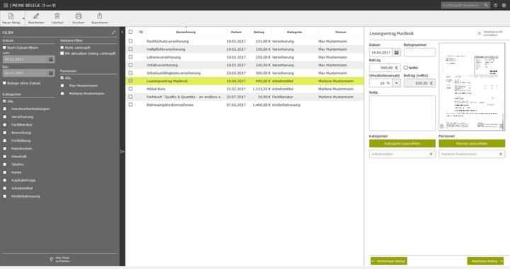 Actual product image Lexware TAXMAN 2023 for landlords 1 user Download Win, German (06860-2014) 1 license(s) (1 User, 12 months)
