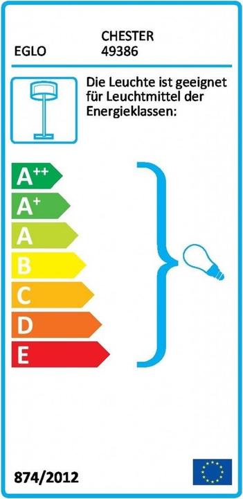 Energy Label EGLO Dundee (E27)
